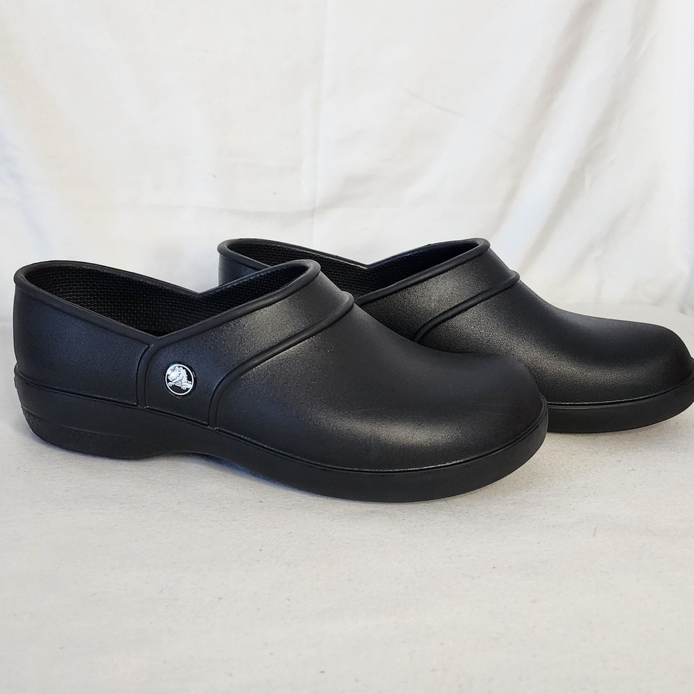 Crocs Bistro Clogs Work Chef Shoes Slip Resistant Restaurant Black W9